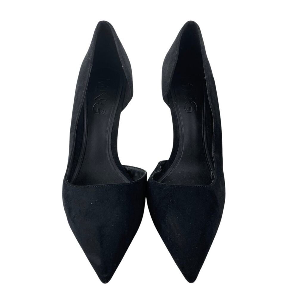 Mng Mango Black Asymmetrical Pointed Toe Stiletto… - image 2